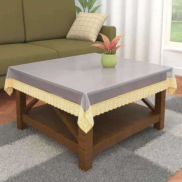 Agroha_Transparent_Table_Cover_with_Golden_Border_Laces,_2-4_Seater_48x48_inches,_0.25mm_Thick,_2-4_Seater,_Rectangular_(48x48)