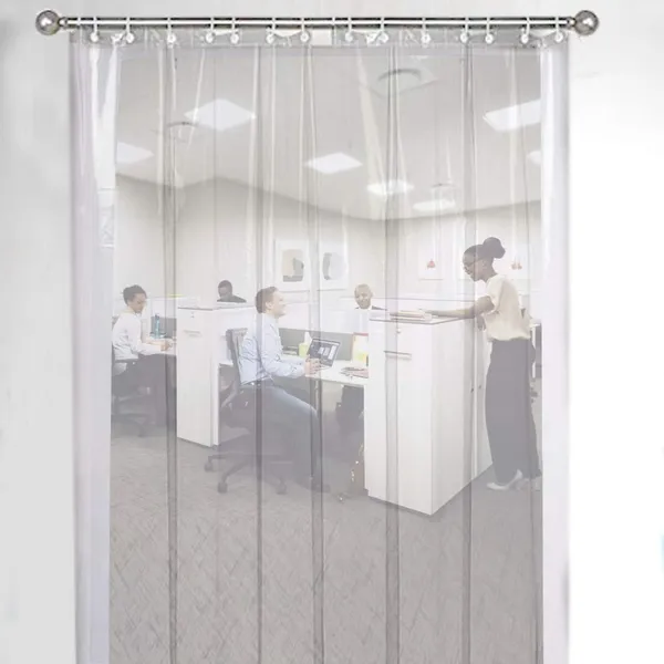 7_Ft_PVC_Transparent_AC_Curtain_|_AC_Curtain_with_8_Rings_Waterproof_Door/Partition_Curtain_|_0.5_mm_Thick_for_AC_Room,_Balcony_&_Home_(Pack_of_2)