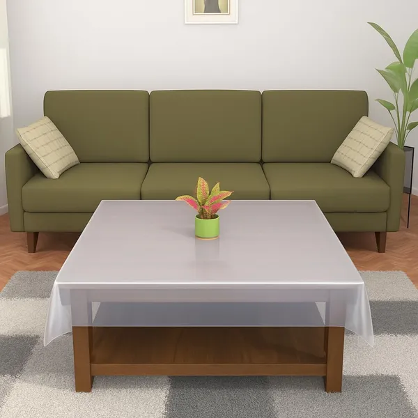 Agroha_Polyvinyl_Chloride_(PVC)_Transparent_Table_Cover_|_Water_Proof_Center_Table_Cover_48X48_Inches,_0.25Mm_Thick,_2-4_Seater,_Square_(Transparent_Without_Lace_48X48)