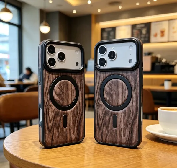 Brown_Pu_Wood_Grain_Magsafe_Compatible_Mobile_Phone_Case