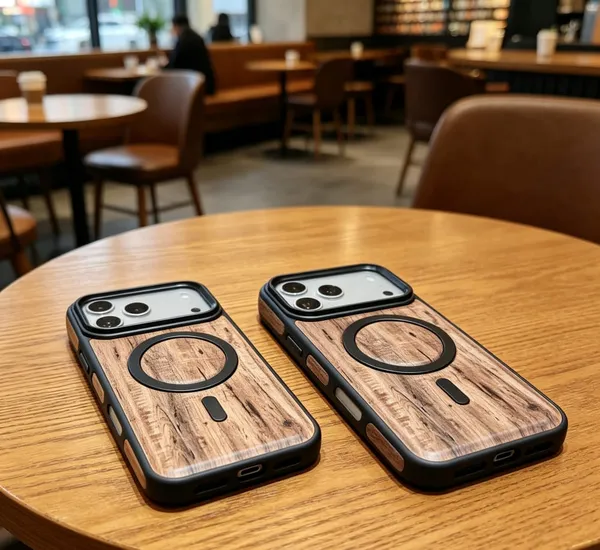 Brown_Pu_Wood_Grain_Magsafe_Compatible_Mobile_Phone_Case