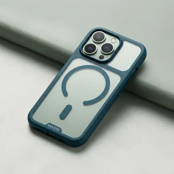 Green_Clear_Pc_Transparent_Magsafe_Compatible_Mobile_Phone_Case