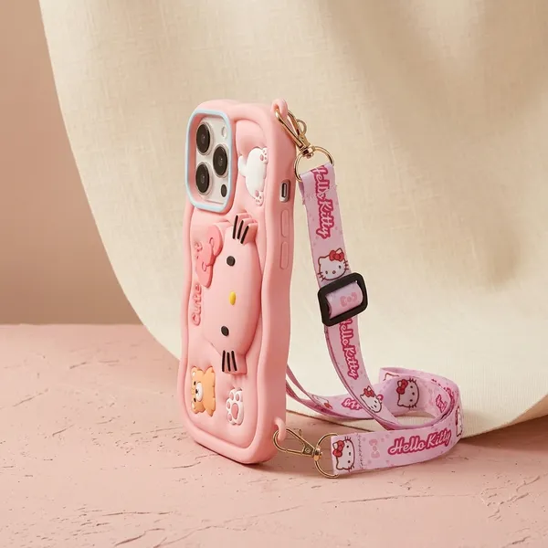 Pink_Silicone_Hello_Kitty_Character_Phone_Case_With_Strap