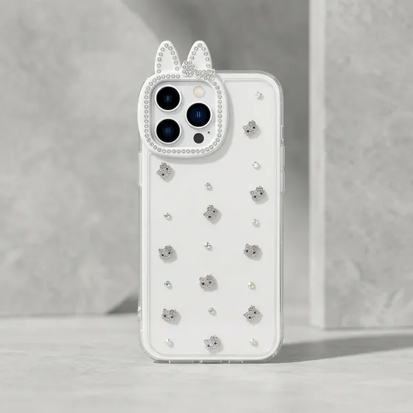 Clear_Tpu_Crystal_Bunny_Ear_Rhinestone_Phone_Case
