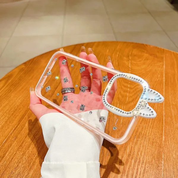 Clear_Tpu+Pc_Rhinestone_Bunny_Ears_Mobile_Phone_Case