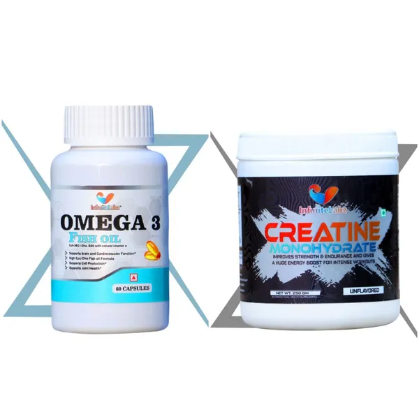 Omega_3_Fish_Oil_Supplement_Capsules_And_Creatine_Monohydrate_250_Gm_Combo_Pack_Of_2_WITH_FREE_SHAKER