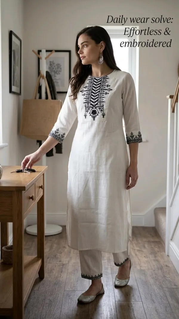 Women's_Khadi_Cotton_Embroidered_Co-Ord_Set_-Cream_Black