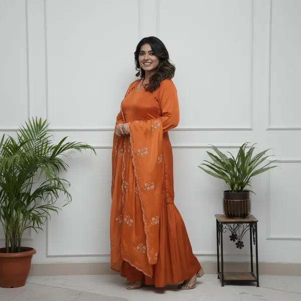 Women_Ethnic_Embroidered_Sequence_Lace_Work_Kurti_Set