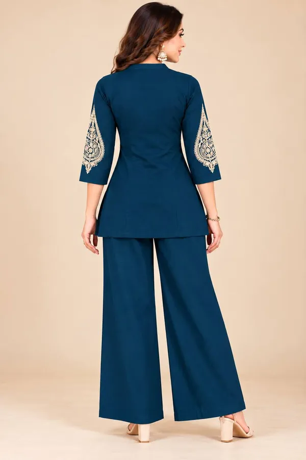 Dhabu_cotton_With_Embroidery_Work_Co-Ord_Set