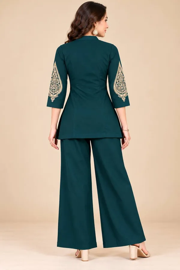 Dhabu_cotton_With_Embroidery_Work_Co-Ord_Set