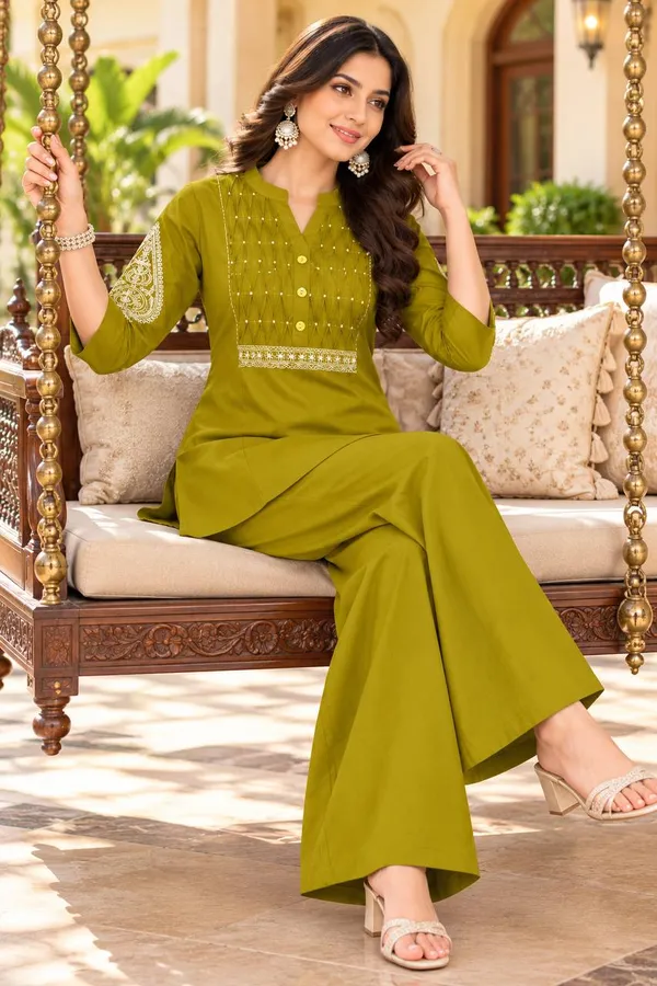 Dhabu_cotton_With_Embroidery_Work_Co-Ord_Set