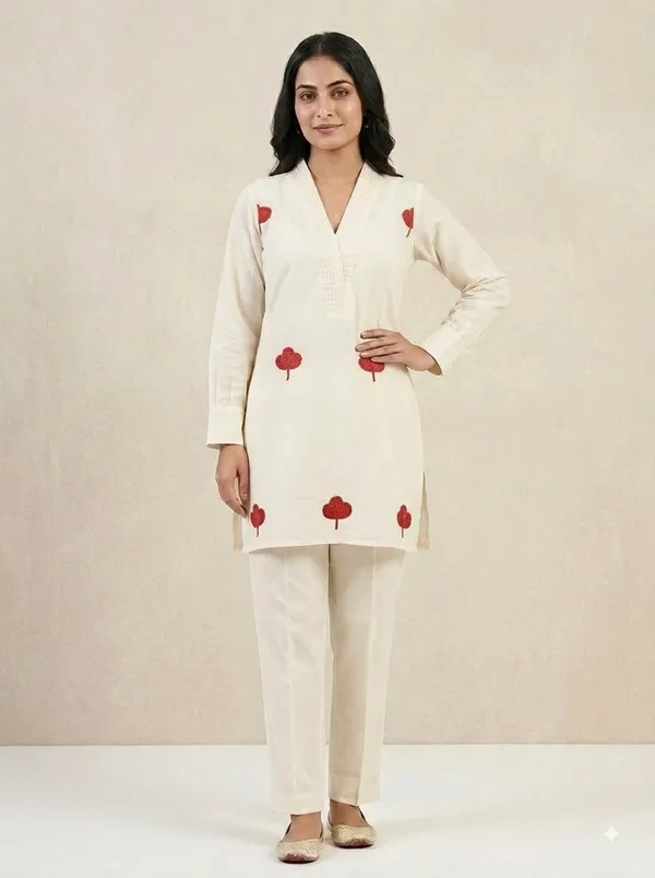 Women_Ethnic_Cotton_With_Embroidery_kurti_Set
