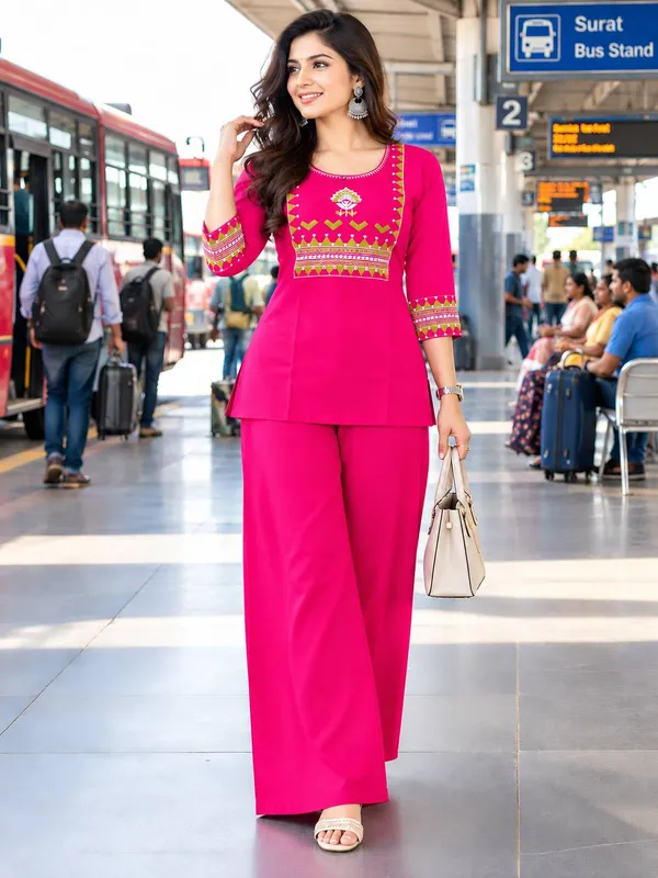 Women_Ethnic_Dhabu_cotton_With_Embroidery_Work_Dhabu_cotton_Co-Ord_Set
