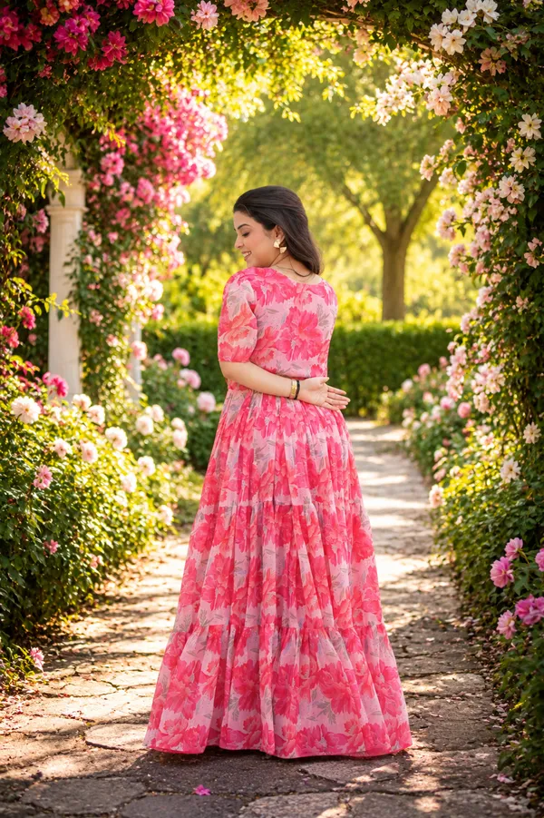 Desirable_Women's_Fully_Flair_Gown_Made_With_Georgette_Fabrics_With_Print_From_Women_Ethnic