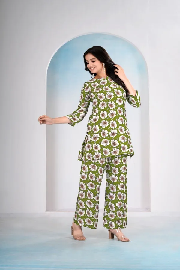 Women's_Cotton_Co-Ord_Set_Green_Mill_Print_From_Women_Ethnic