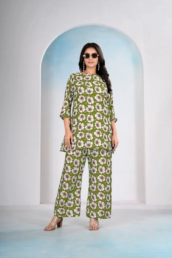 Women's_Cotton_Co-Ord_Set_Green_Mill_Print_From_Women_Ethnic