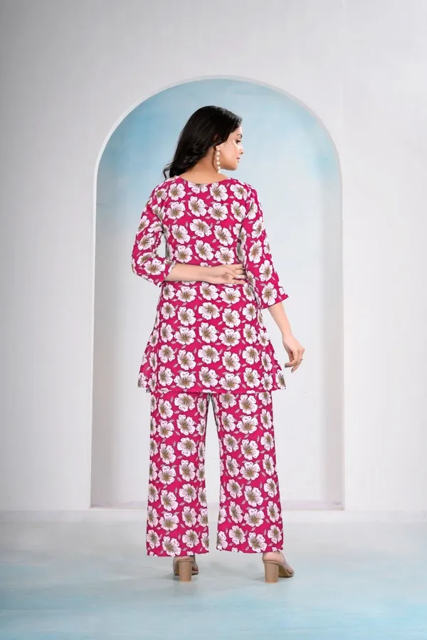 Women's_Cotton_Co-Ord_Set_Pink_Mill_Print_From_Women_Ethnic