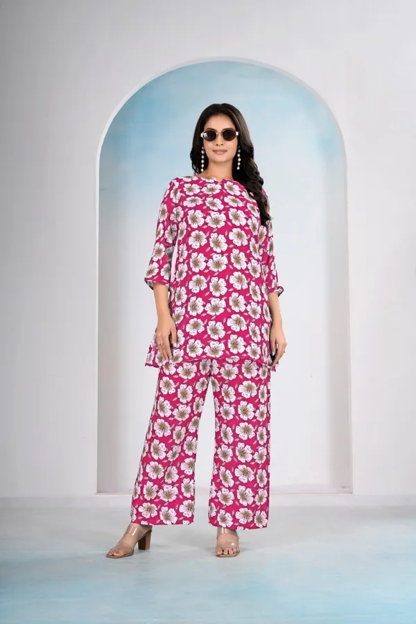 Women's_Cotton_Co-Ord_Set_Pink_Mill_Print_From_Women_Ethnic