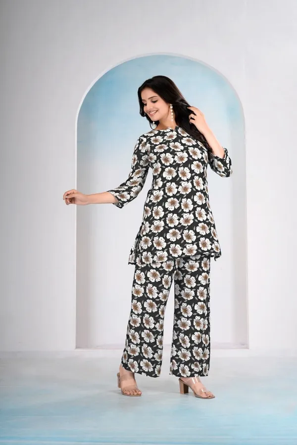 Women's_Cotton_Co-Ord_Set_Black_Mill_Print_From_Women_Ethnic