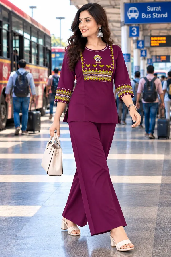 Women_Ethnic_Dhabu_cotton_With_Embroidery_Work_Dhabu_cotton_Co-Ord_Set