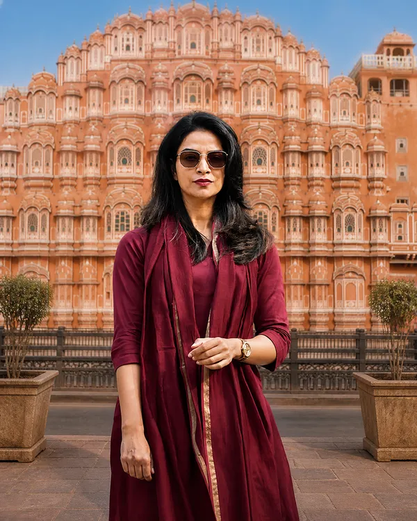 Priyankit_Women_Maroon_Solid_Kurta_Pant_Set_With_Dupatta_|_Elegant_Ethnic_Wear_For_Office_&_Festive