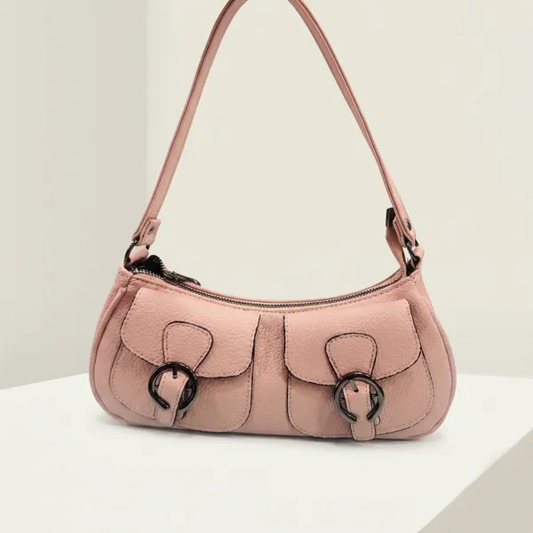Pink_Shoulder_Bag_With_Buckle_Detail