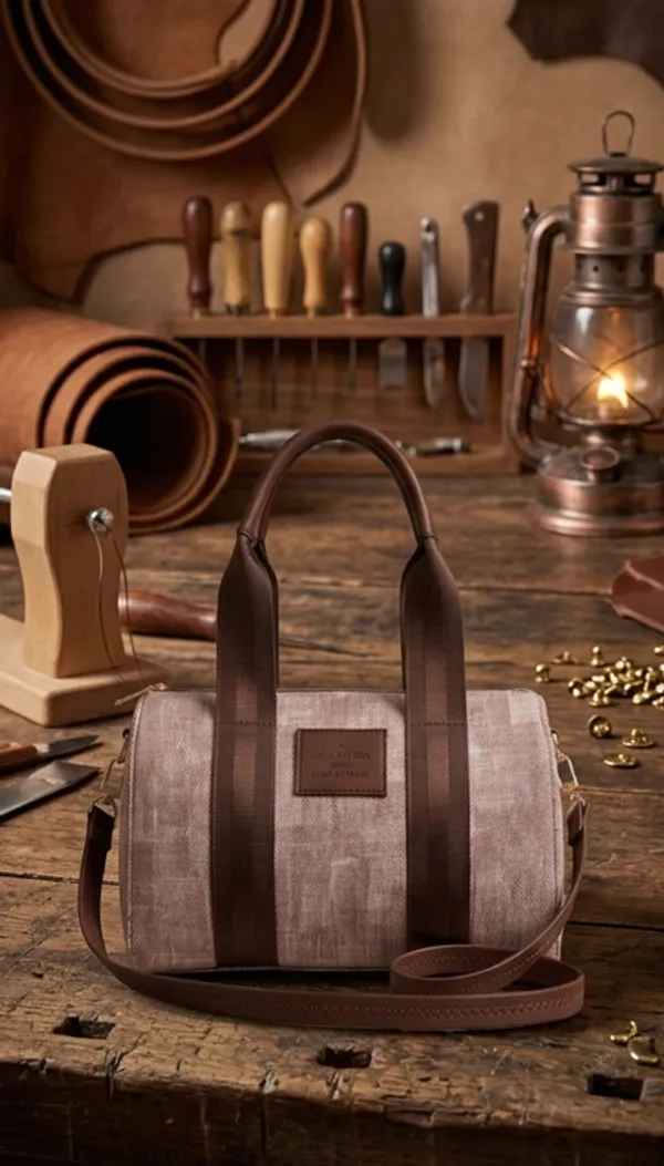 Beige_Canvas_Duffle_Bag_With_Brown_Straps_-_Louis_Vuitton_Inspired