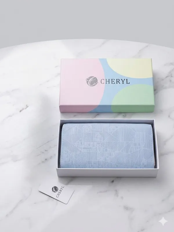 Cheryl_Pastel_Multi-Compartment_Wallet_With_Card_Slots_And_Snap_Closure