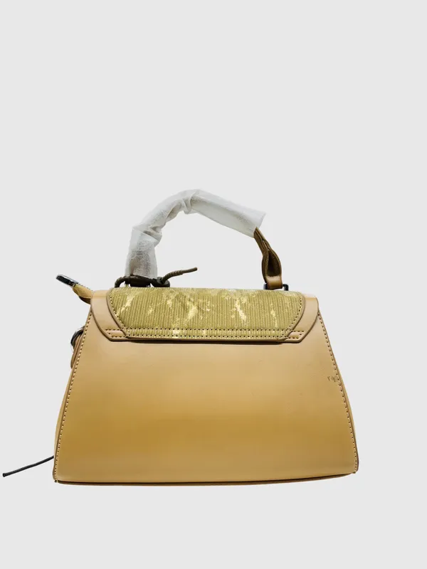 Tan_Handbag_With_Braided_Handle_And_Metal_Hardware