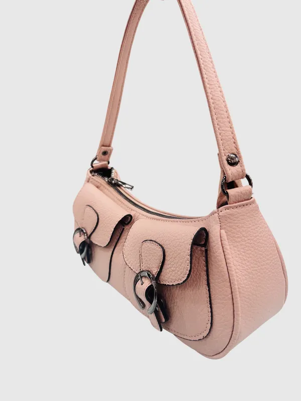 Pink_Shoulder_Bag_With_Buckle_Detail