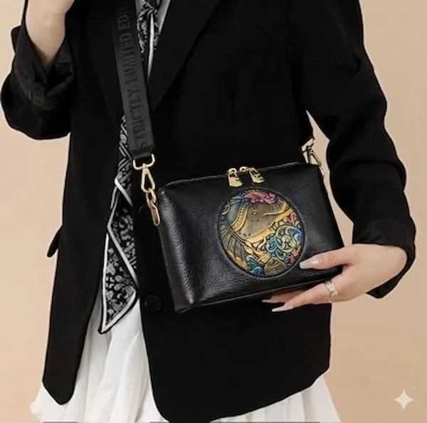Elephant_Sling_Bag_Three_Compartment_(Black)