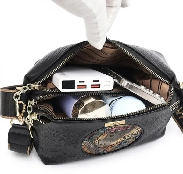 Elephant_Sling_Bag_Three_Compartment_(Black)