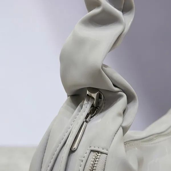 Grey_Ruched_Knotted_Hobo_Shoulder_Bag