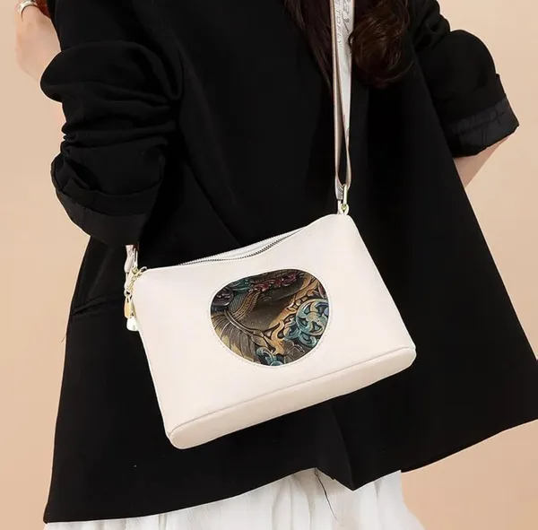 Elephant_Sling_Bag_Three_Compartment_(White)