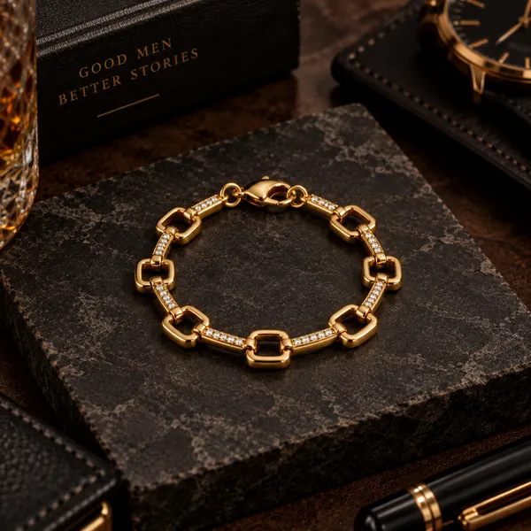 Rediant_Frame_Link_Bracelet_Gold