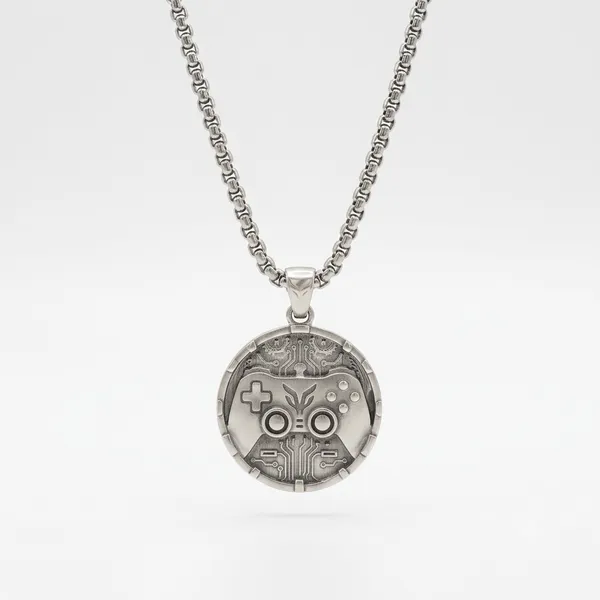 Player_One_Pendant_Silver