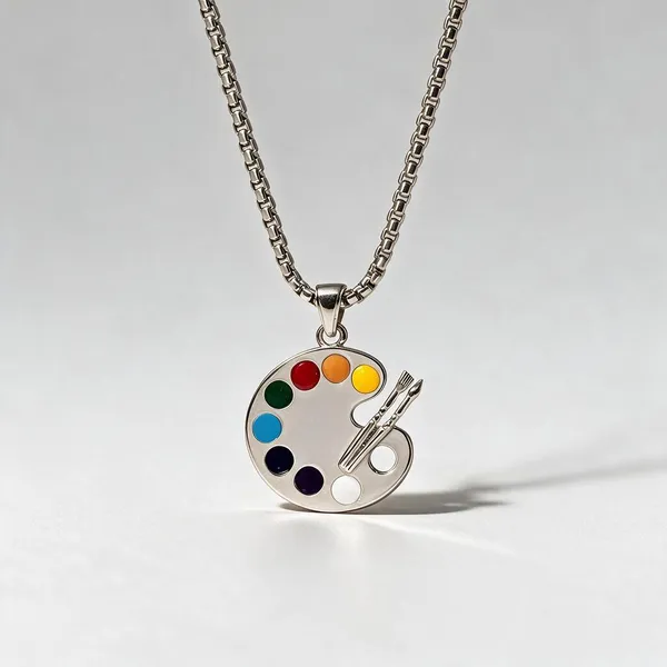 Aritst_Palette_Necklace_Silver