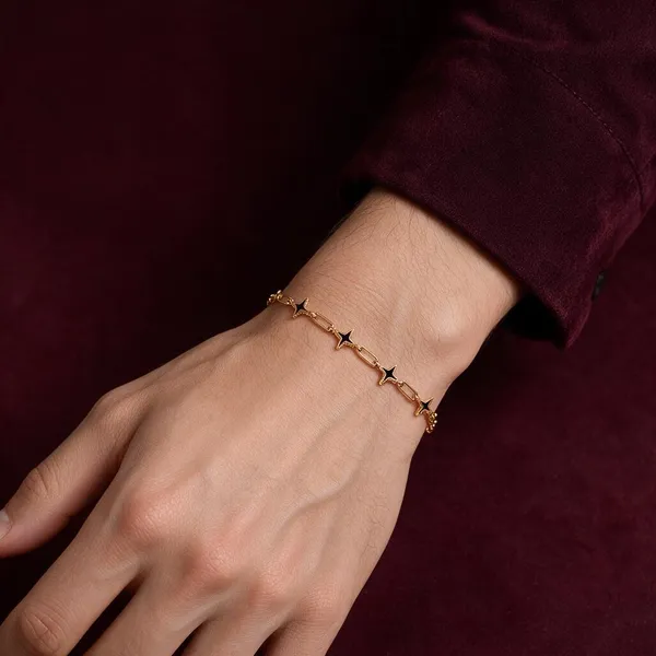 Cosmic_Starburst_Link_Bracelet_Gold