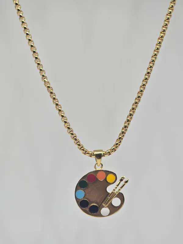 Aritst_Palette_Necklace_Gold