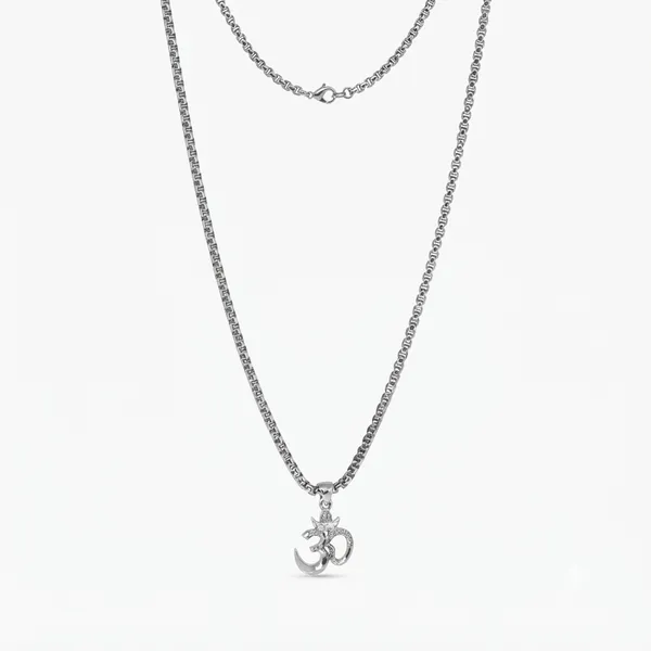Sound_Of_Silence_Om_Pendant_Silver