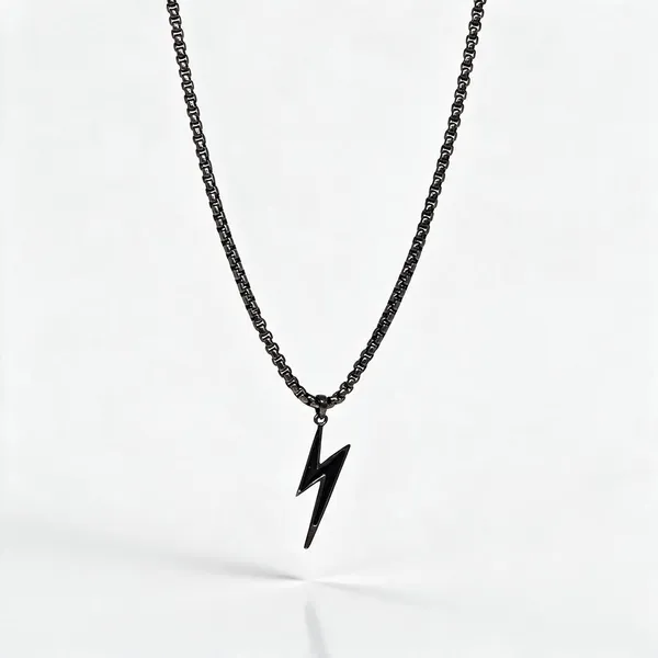 Lightening_Bolt_Pendant_Black