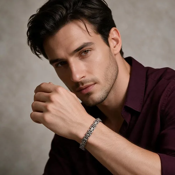 Masculine_Byzantine_Bracelet_Silver