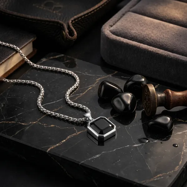 Noir_Octane_Silver_Pendant