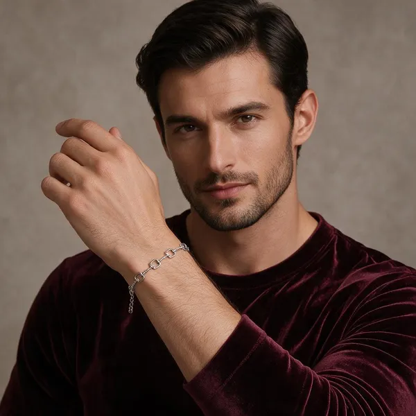 Rediant_Frame_Link_Bracelet_Silver