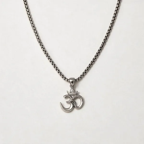 Sound_Of_Silence_Om_Pendant_Silver