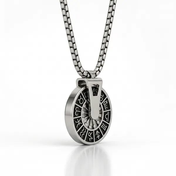 Zodiac_Wheel_Pendant_Silver