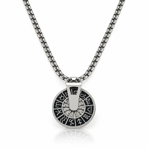 Zodiac_Wheel_Pendant_Silver