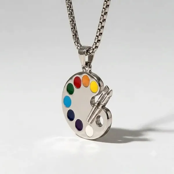 Aritst_Palette_Necklace_Silver