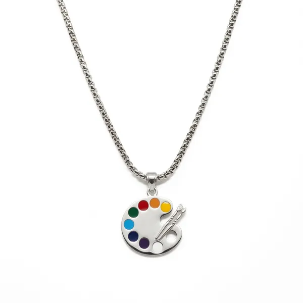 Aritst_Palette_Necklace_Silver