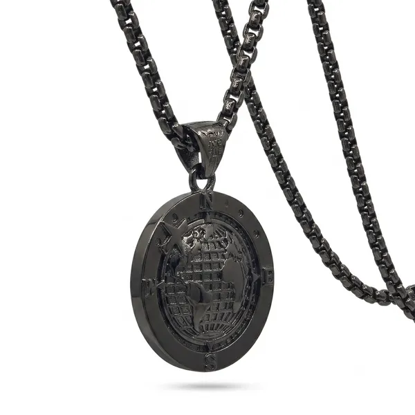 Wanderer_Medallion_Globe_Pendant_Black